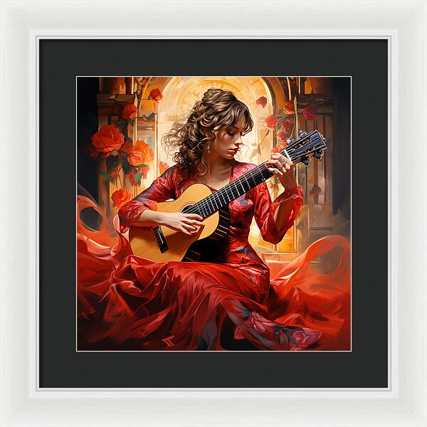Harmonic Flame - Framed Print