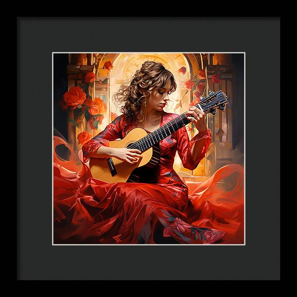 Harmonic Flame - Framed Print