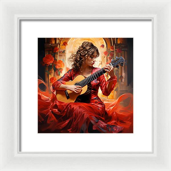 Harmonic Flame - Framed Print