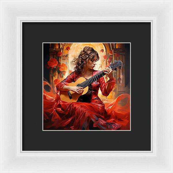 Harmonic Flame - Framed Print