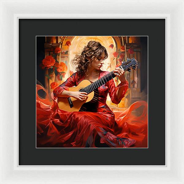 Harmonic Flame - Framed Print