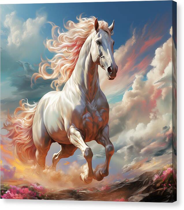 Heavenly Hooves - Canvas Print