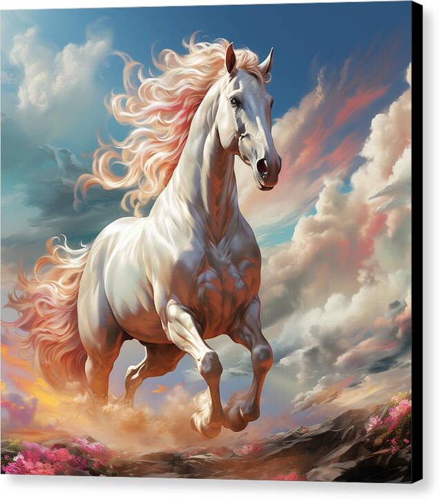 Heavenly Hooves - Canvas Print