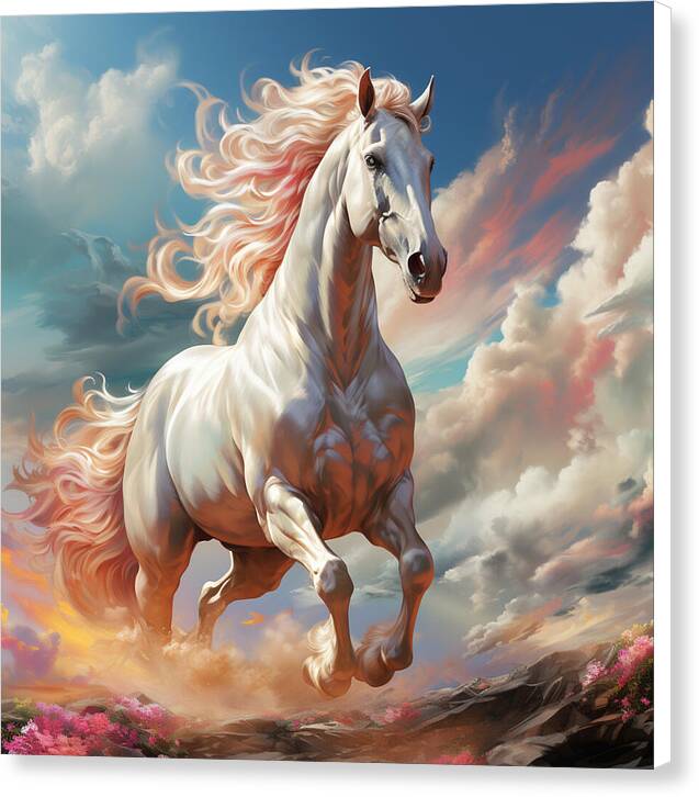 Heavenly Hooves - Canvas Print