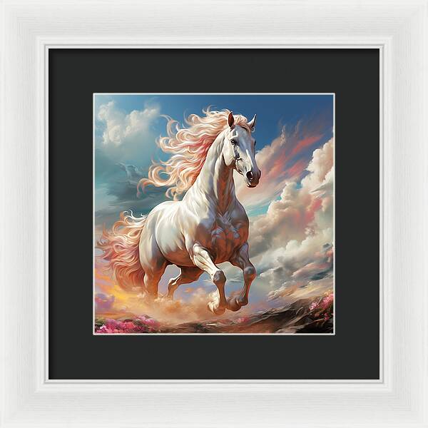 Heavenly Hooves - Framed Print