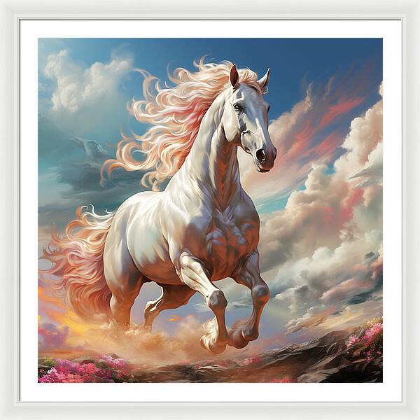 Heavenly Hooves - Framed Print