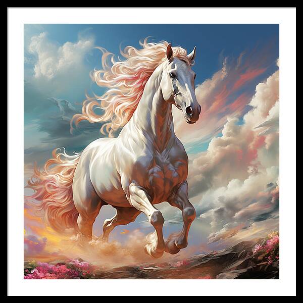 Heavenly Hooves - Framed Print