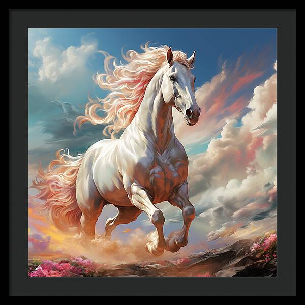 Heavenly Hooves - Framed Print
