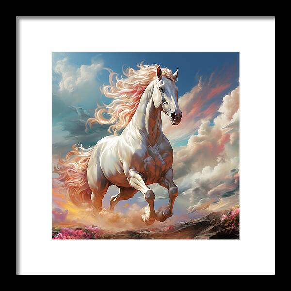 Heavenly Hooves - Framed Print