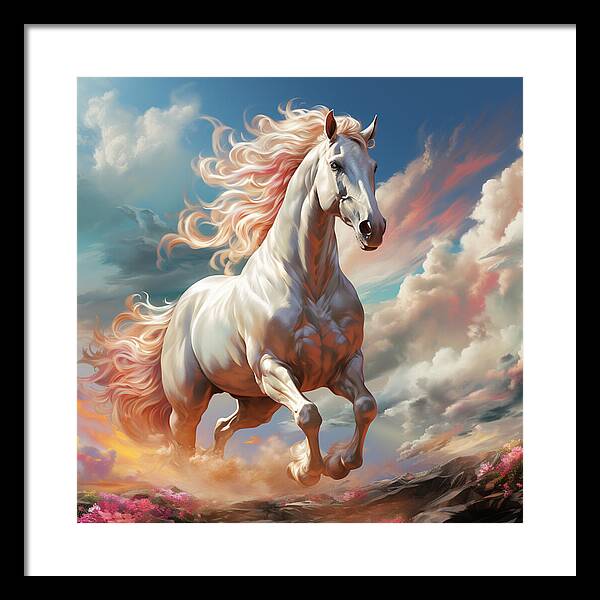 Heavenly Hooves - Framed Print