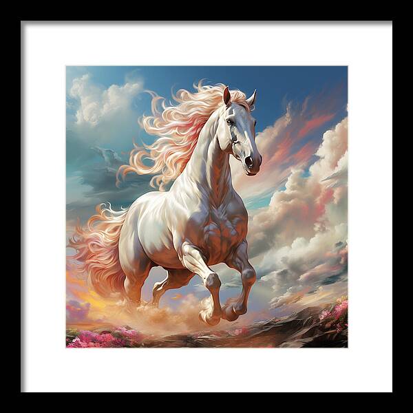 Heavenly Hooves - Framed Print
