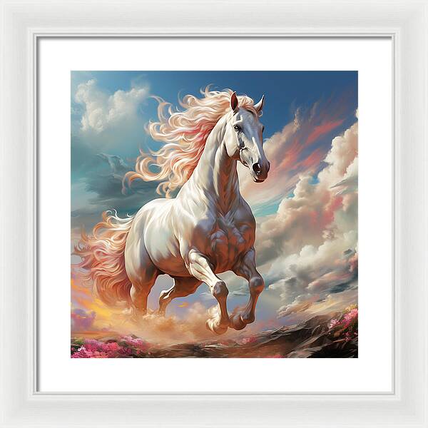 Heavenly Hooves - Framed Print