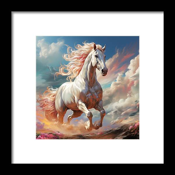 Heavenly Hooves - Framed Print