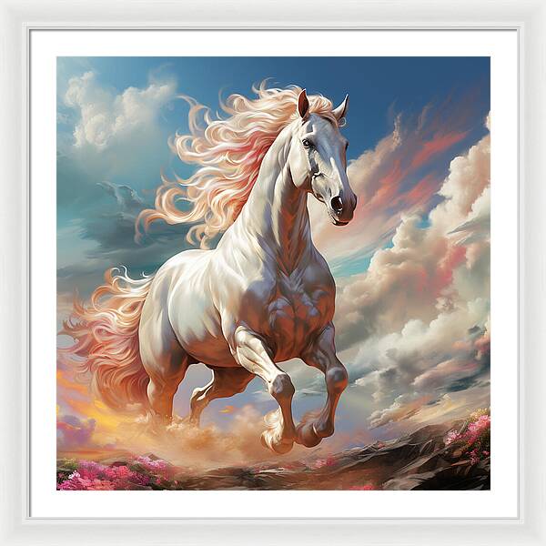 Heavenly Hooves - Framed Print