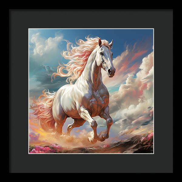 Heavenly Hooves - Framed Print