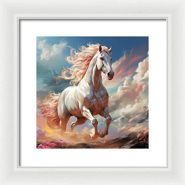 Heavenly Hooves - Framed Print