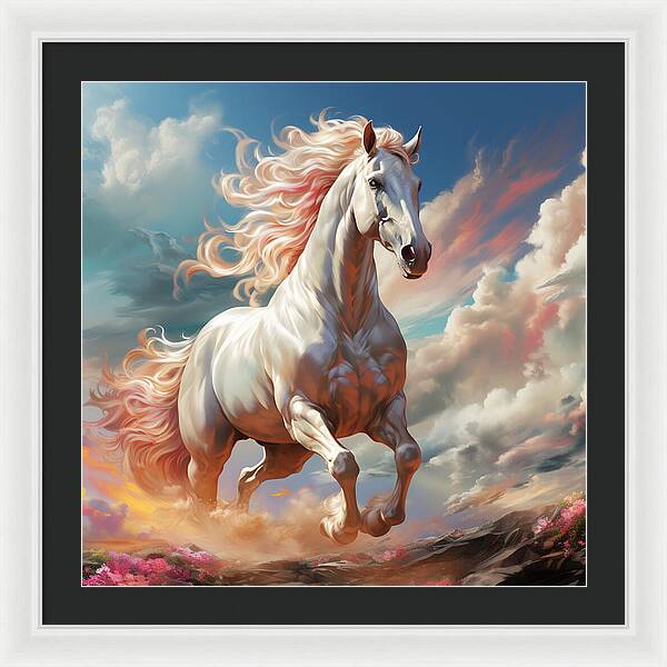 Heavenly Hooves - Framed Print