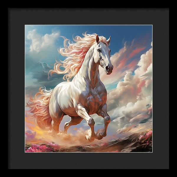 Heavenly Hooves - Framed Print