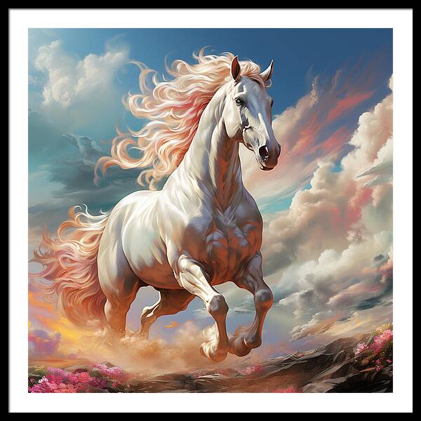 Heavenly Hooves - Framed Print