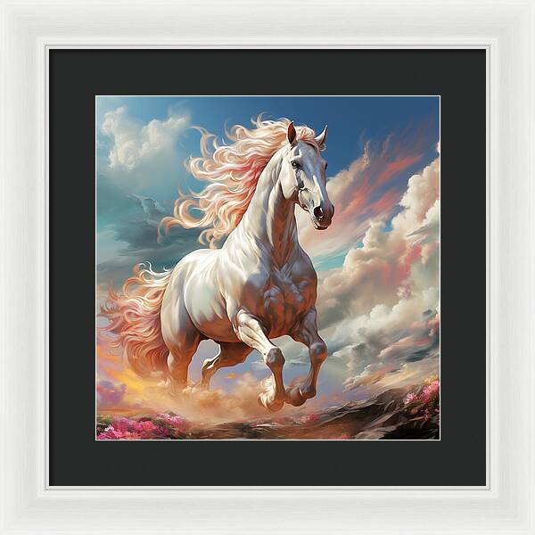 Heavenly Hooves - Framed Print