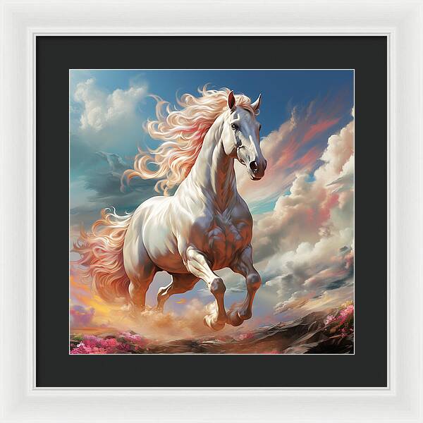 Heavenly Hooves - Framed Print