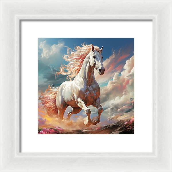 Heavenly Hooves - Framed Print