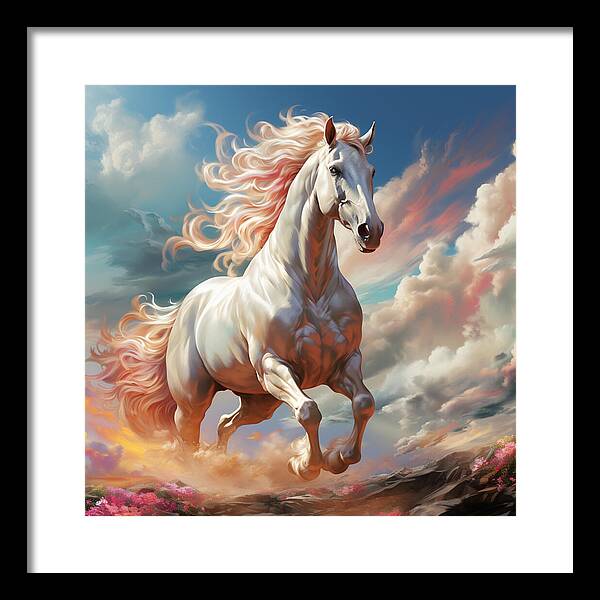 Heavenly Hooves - Framed Print