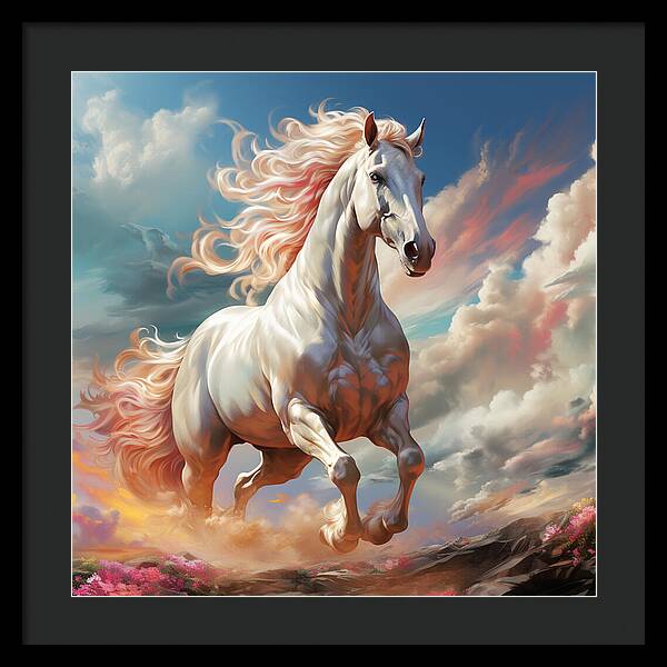 Heavenly Hooves - Framed Print