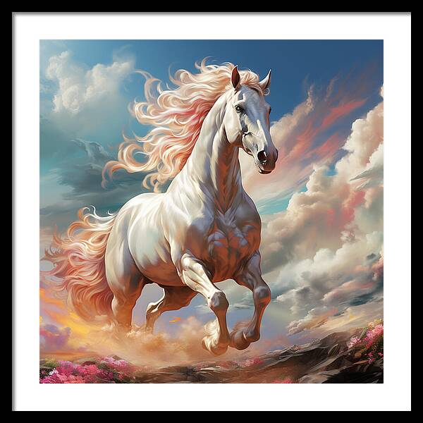 Heavenly Hooves - Framed Print