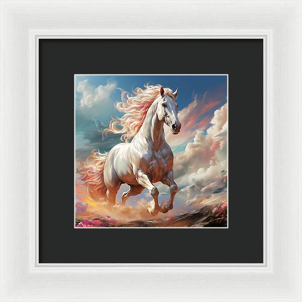 Heavenly Hooves - Framed Print