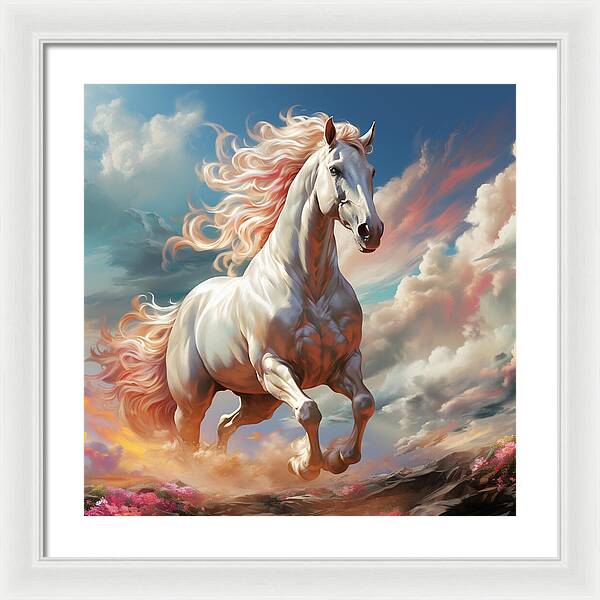 Heavenly Hooves - Framed Print