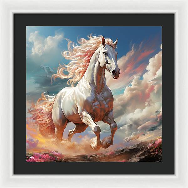 Heavenly Hooves - Framed Print
