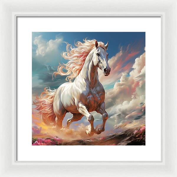 Heavenly Hooves - Framed Print