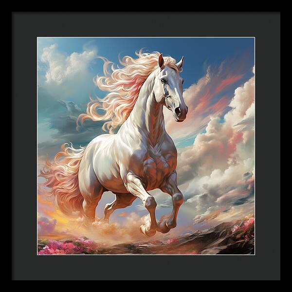 Heavenly Hooves - Framed Print