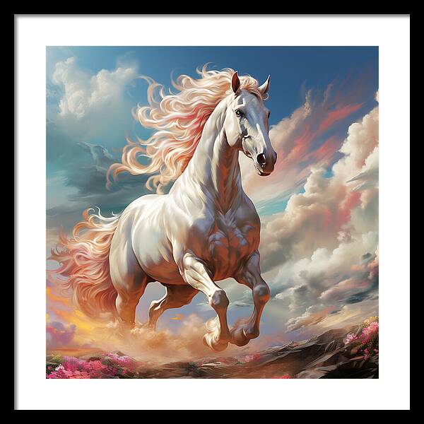 Heavenly Hooves - Framed Print