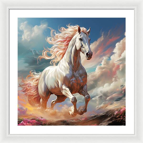 Heavenly Hooves - Framed Print