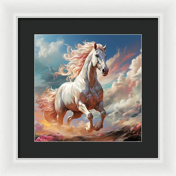 Heavenly Hooves - Framed Print