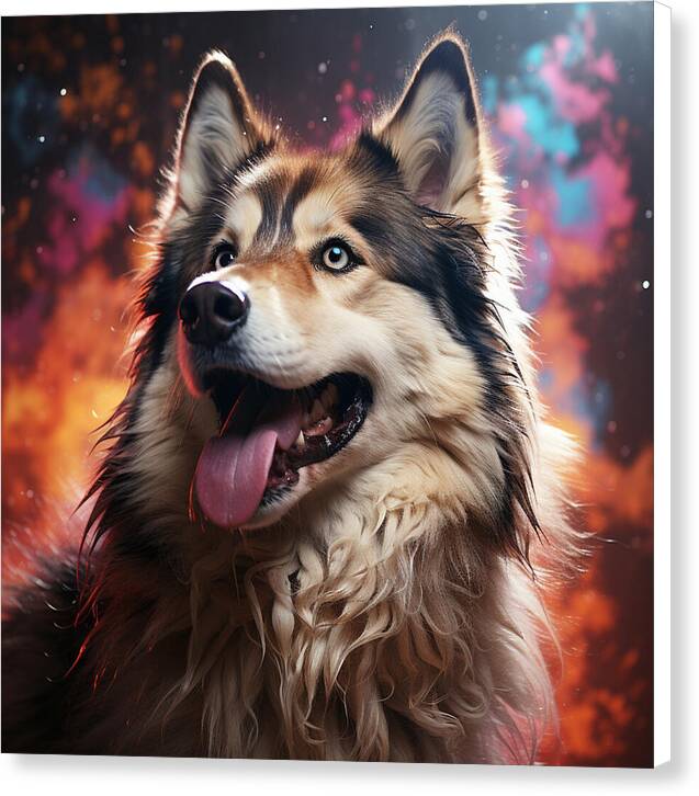 Husky Dreamscape - Canvas Print