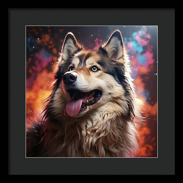 Husky Dreamscape - Framed Print