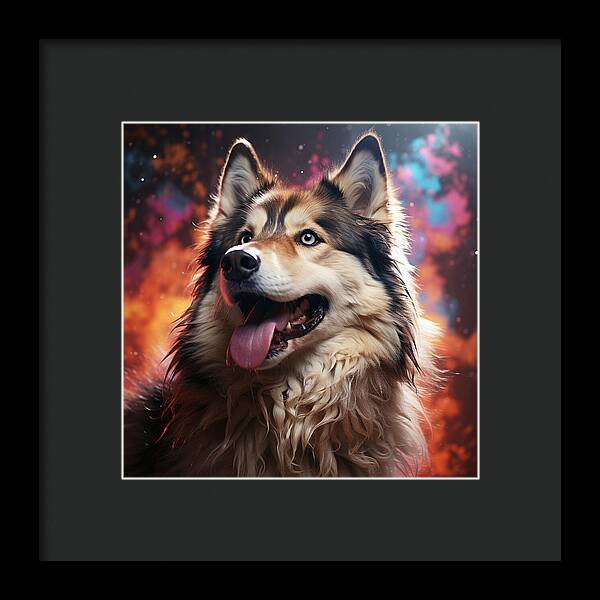 Husky Dreamscape - Framed Print