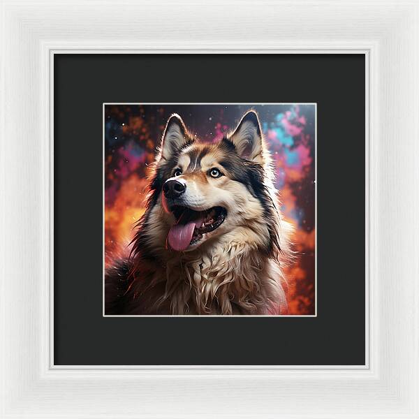 Husky Dreamscape - Framed Print