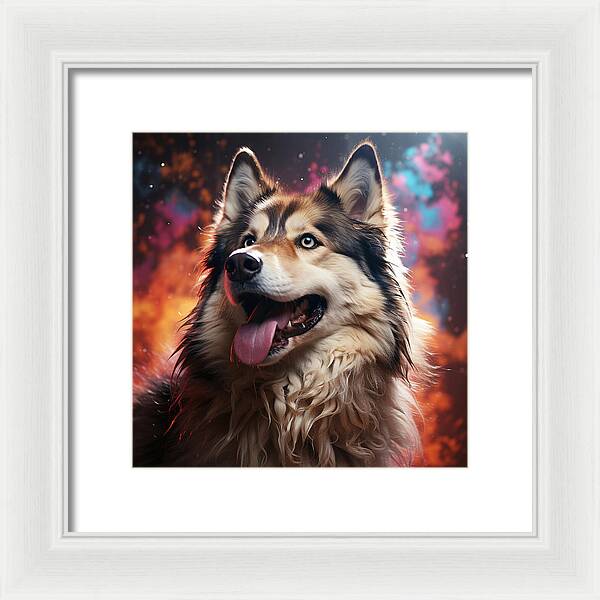 Husky Dreamscape - Framed Print