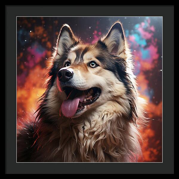 Husky Dreamscape - Framed Print