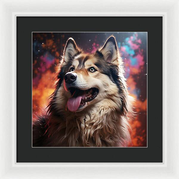 Husky Dreamscape - Framed Print