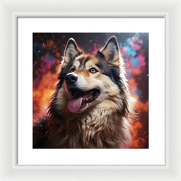 Husky Dreamscape - Framed Print