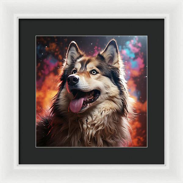 Husky Dreamscape - Framed Print