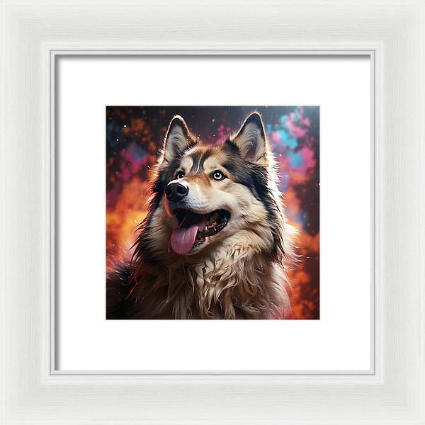 Husky Dreamscape - Framed Print