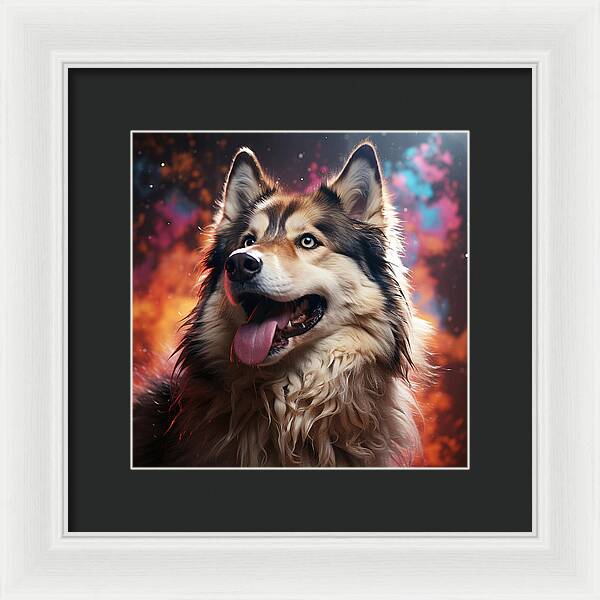 Husky Dreamscape - Framed Print