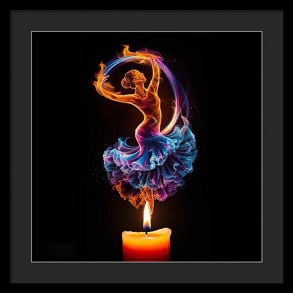 Ignite the Dance - Framed Print