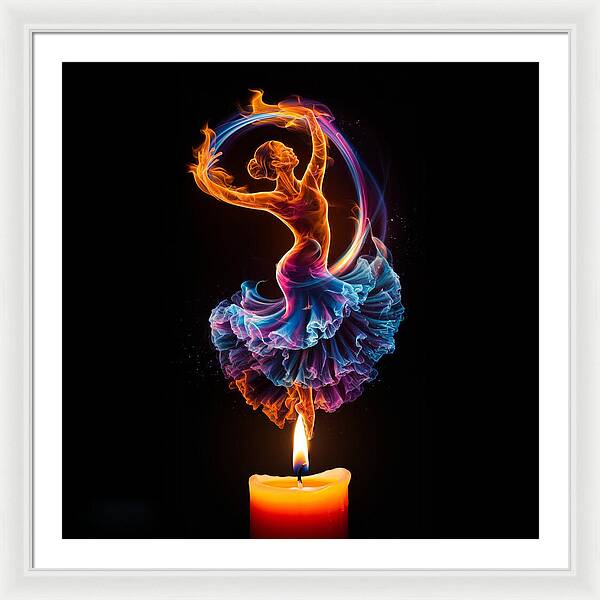 Ignite the Dance - Framed Print